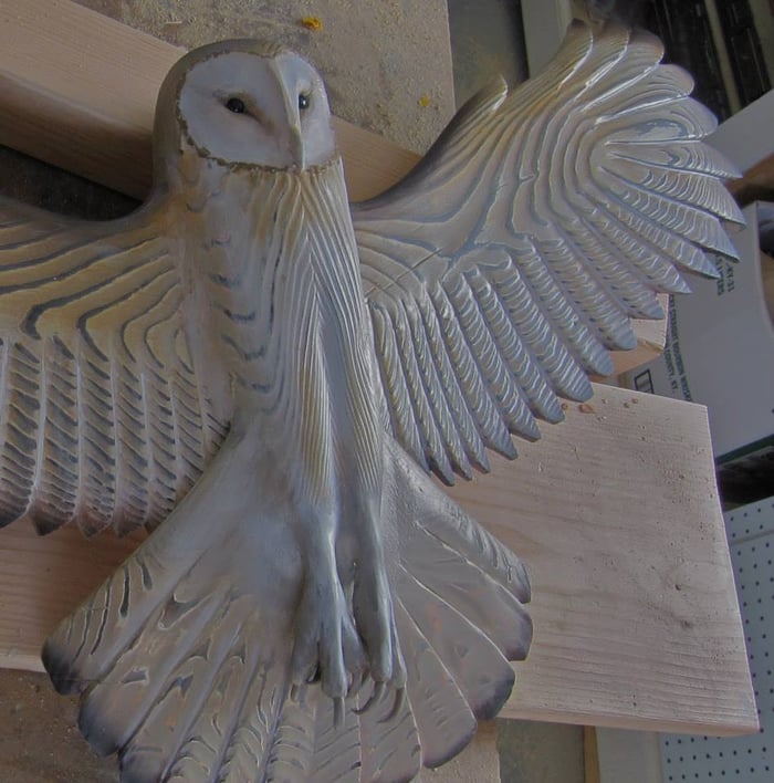 Owl Wall Art – Wooden Home Decor Piece