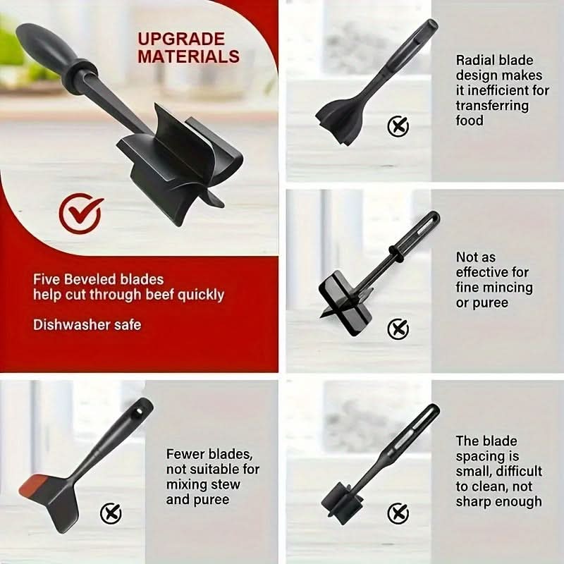 QuickSlice – Efficient Ground Meat Chopper Tool