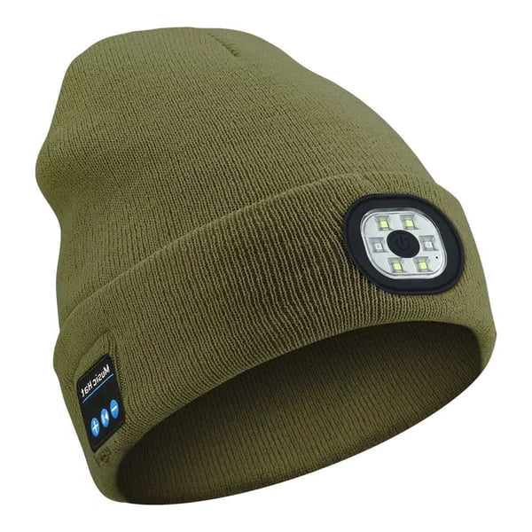 All-in-One Bluetooth Beanie with LED Illumination