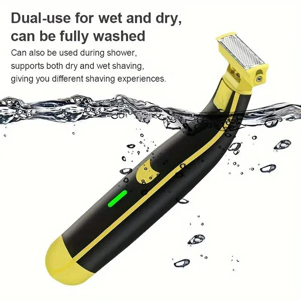 Men's Versatile Rechargeable Shaver and Grooming Tool