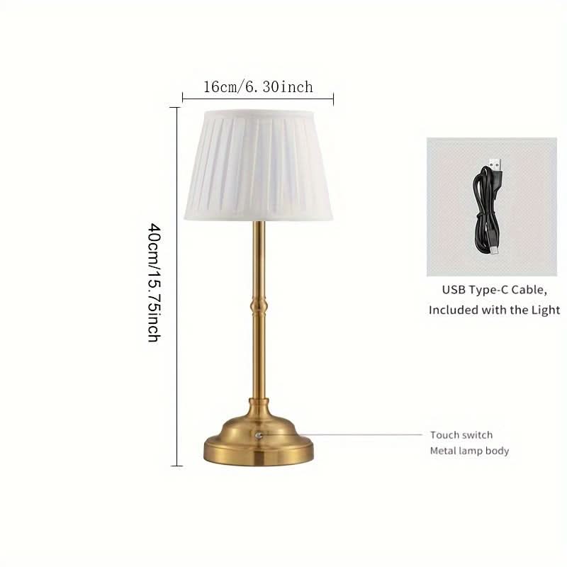 LUMINAIRE – Portable Rechargeable Retro Table Lamp