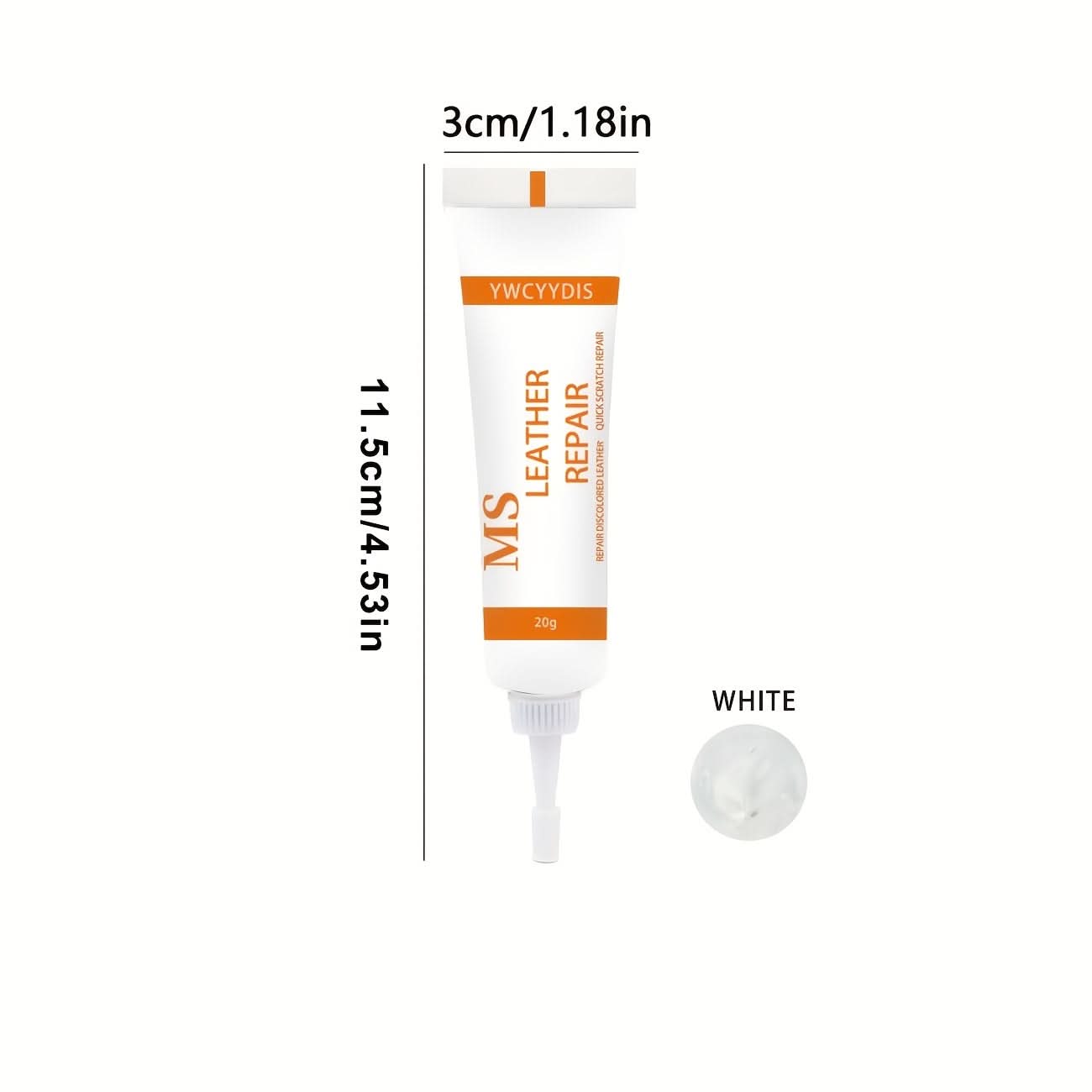 RevivePro – White Leather Restoration Cream with Precision Brush