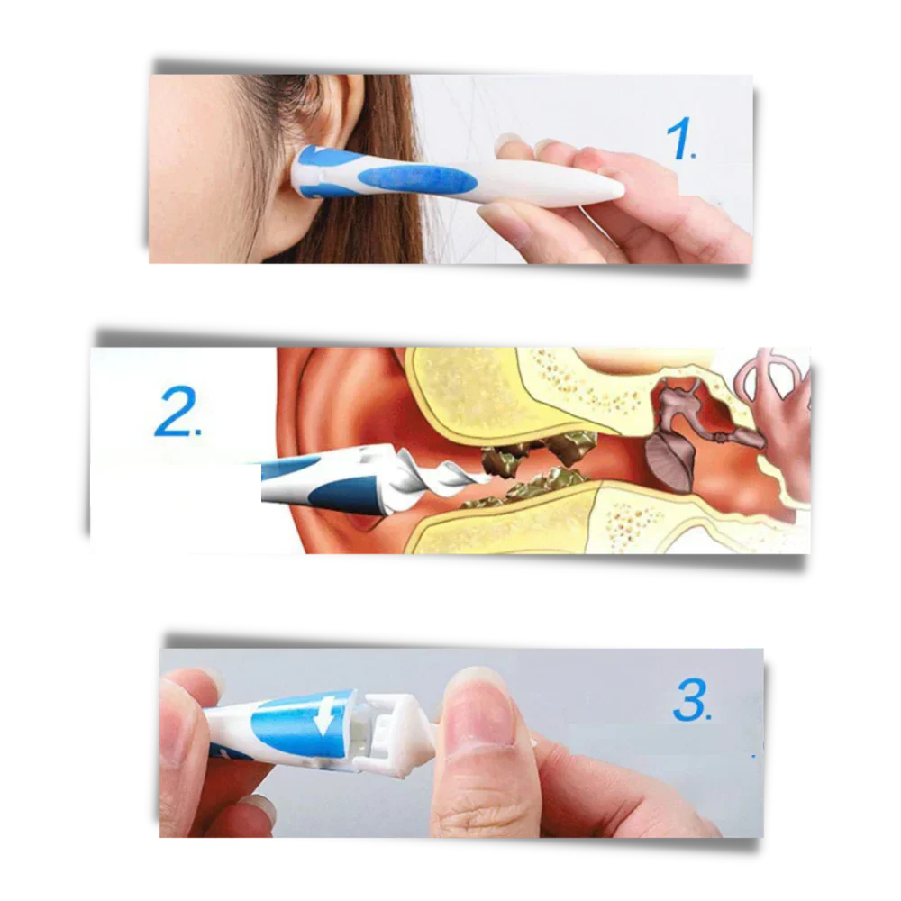 Silicone Ear Wax Removal Spiral Tool