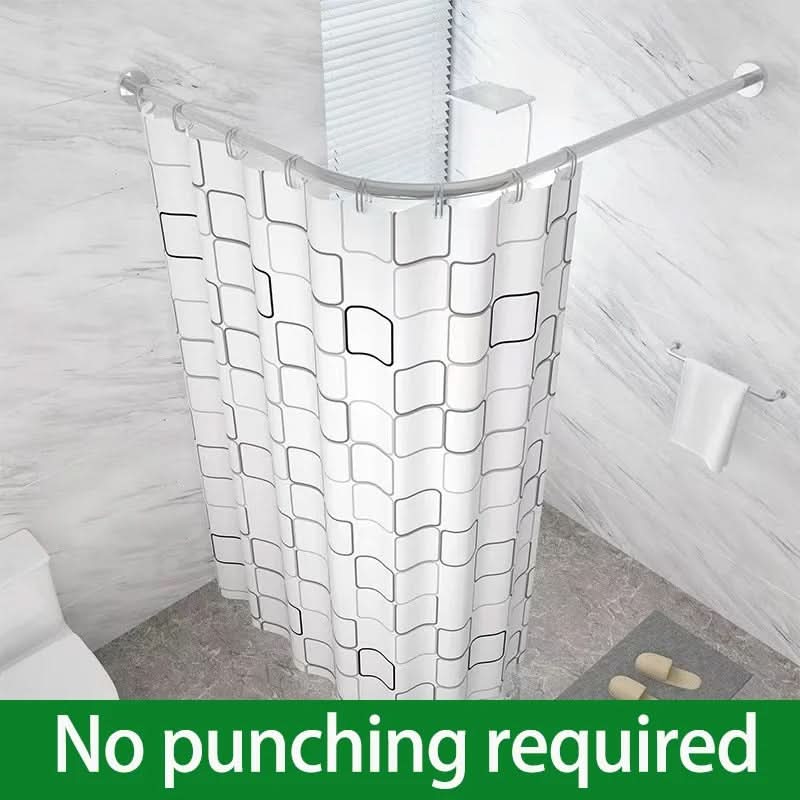 VersaCurve Adjustable Shower Curtain Rod for Corner Spaces