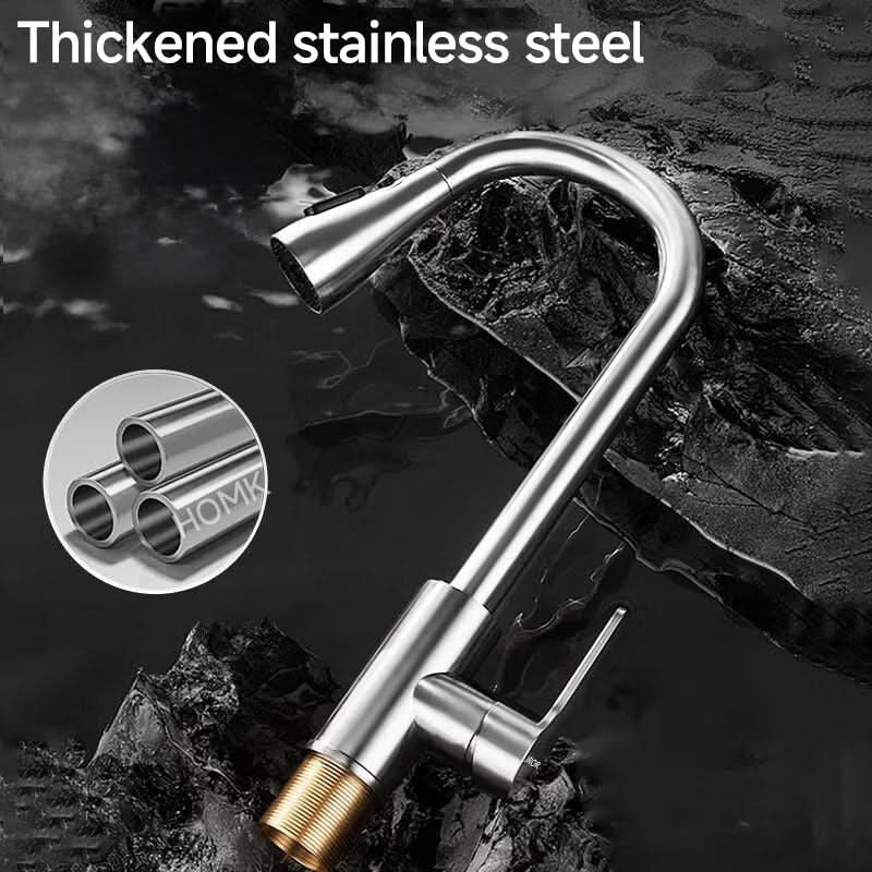 Versatile Pull-Out Kitchen Faucet with Adjustable Spray Options