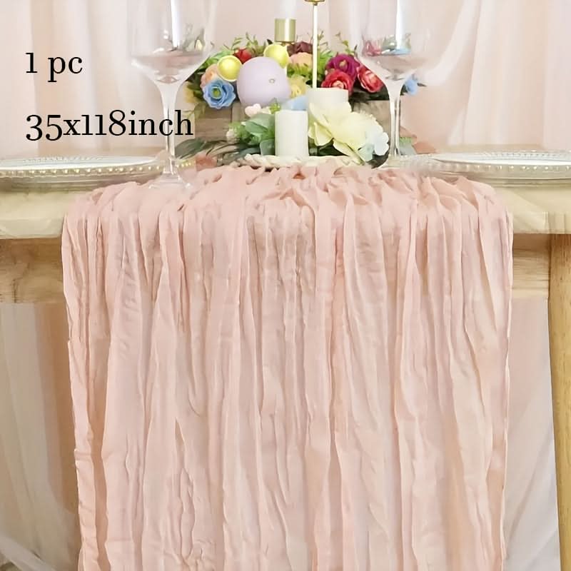 Textured Soft Table Cover for Stylish Celebrations