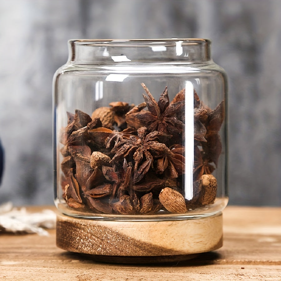 Airtight Kitchen Storage Jar in Glass - LunaSeal Design