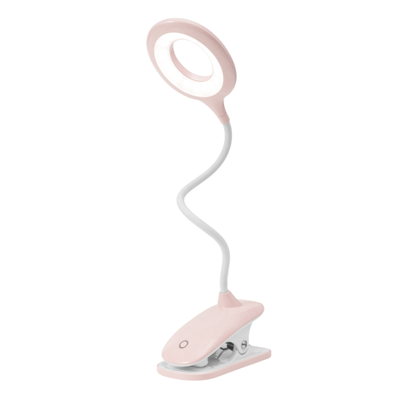 Versatile USB Rechargeable Clip Light with Adjustable Neck