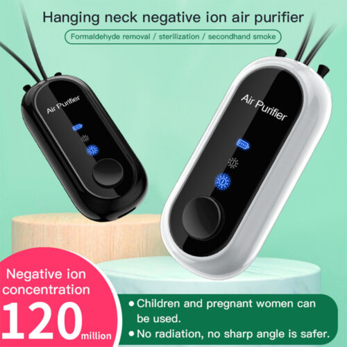 Portable Air Purifier Pendant | Rechargeable Air Cleaner Necklace