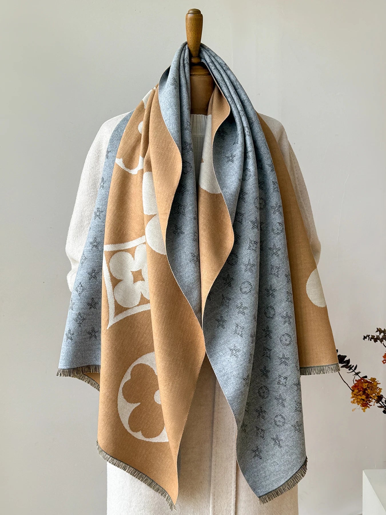 Elegant Velvet Touch Winter Scarf for Ultimate Warmth