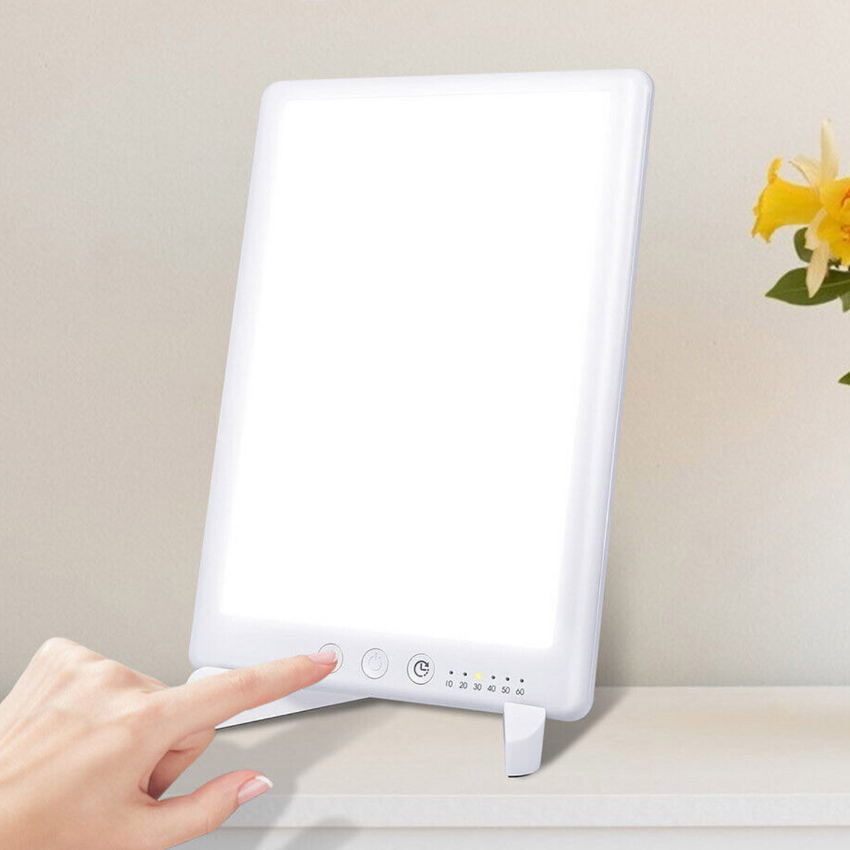 Compact Mood-Boosting Sunlight Therapy Lamp