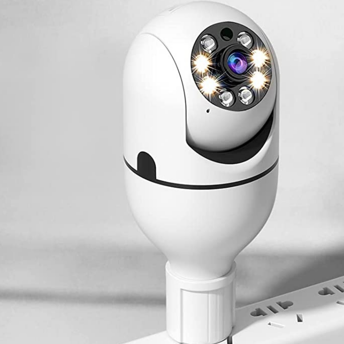 Smart LED Security Camera with 360-Degree View