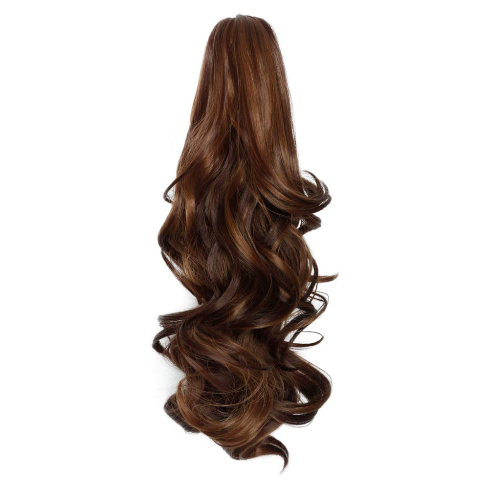 22-Inch Luxe Clip-On Ponytail Extension for Effortless Glam