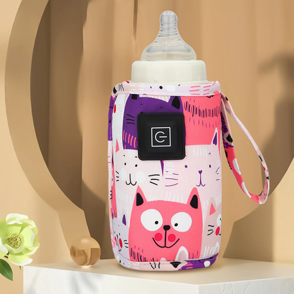 On-the-Go Baby Bottle Heater with USB Power Connection