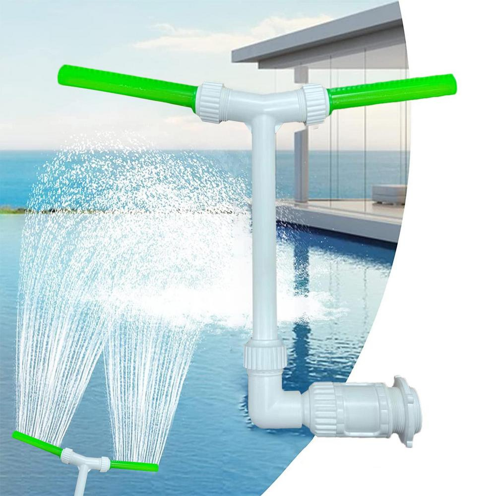 Radiant Pool Waterfall with LED Light Show
