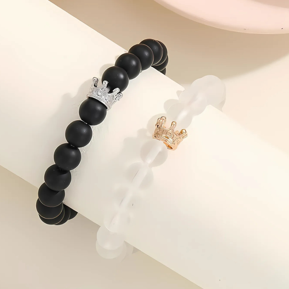 Radiant Bond Magnetic Love Bracelets for Couples