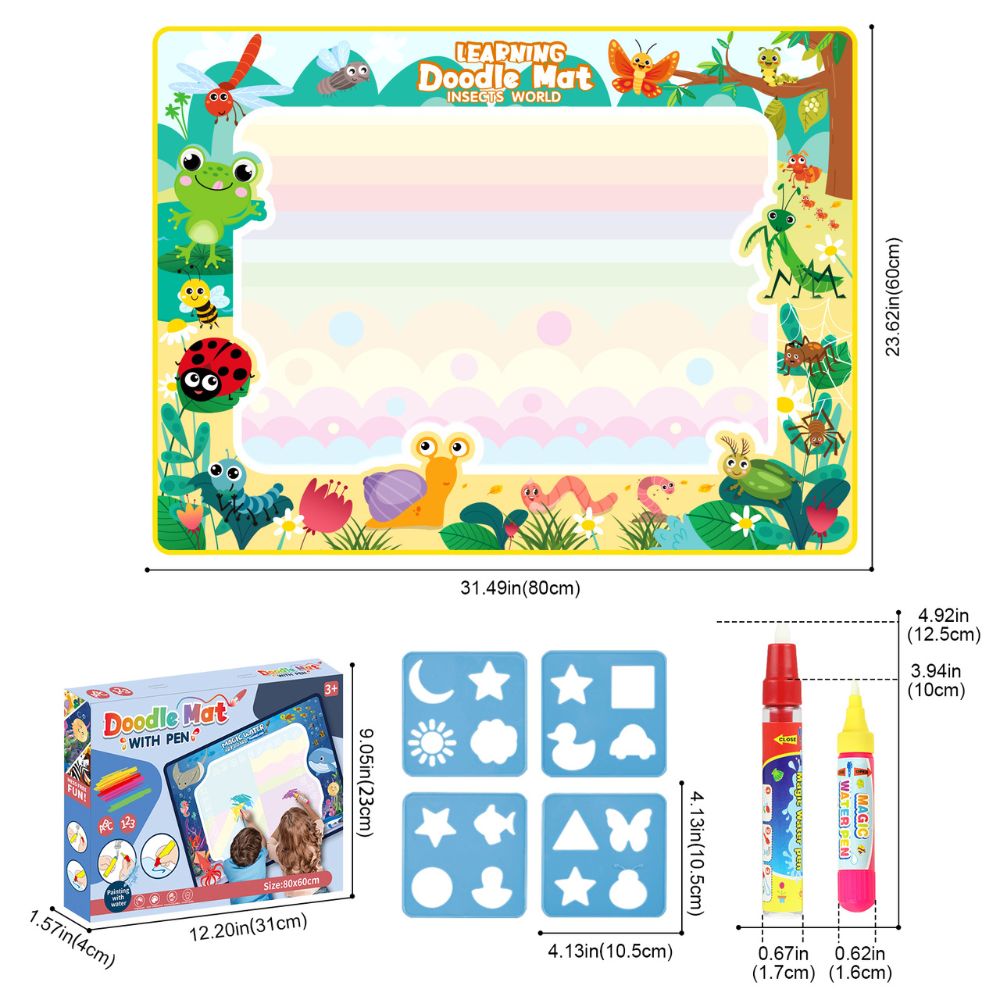 Creative Splash Drawing Mat - A Mess-Free Art Experience for Kids