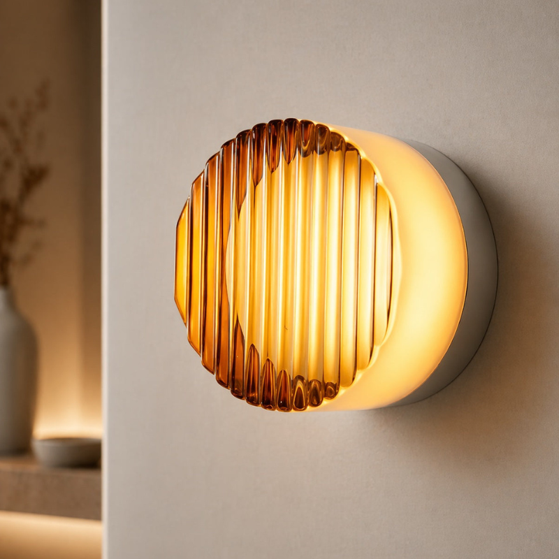 Smart LED Wall Light with Auto-Dimming Sensor for Home