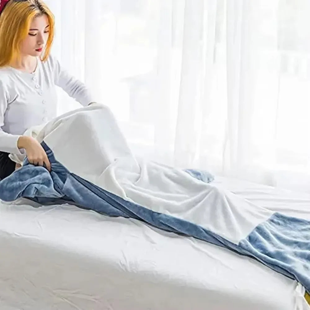 Cozy Shark-Themed Hoodie Blanket for Ultimate Comfort