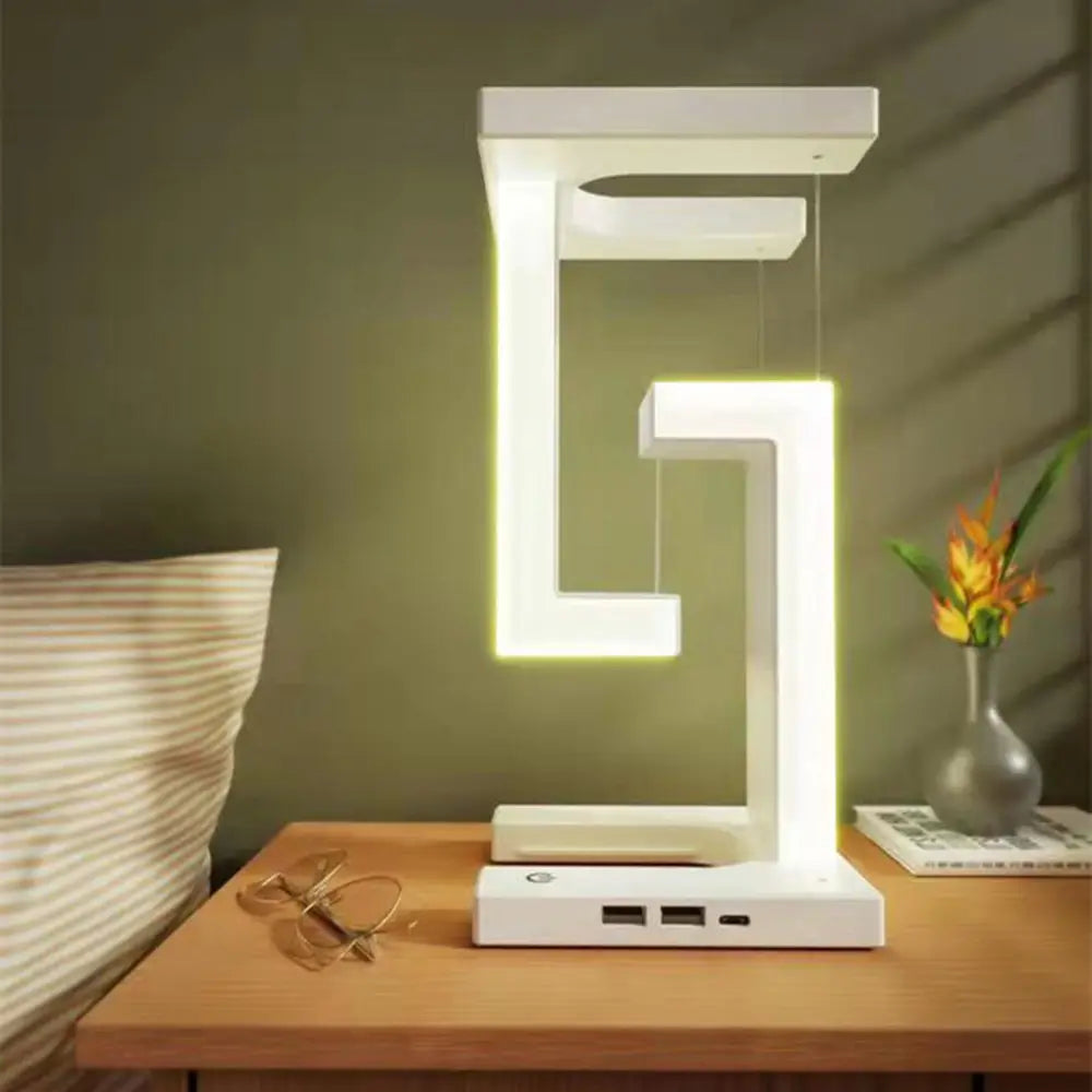 LED Desk Lamp with Wireless Charging Feature