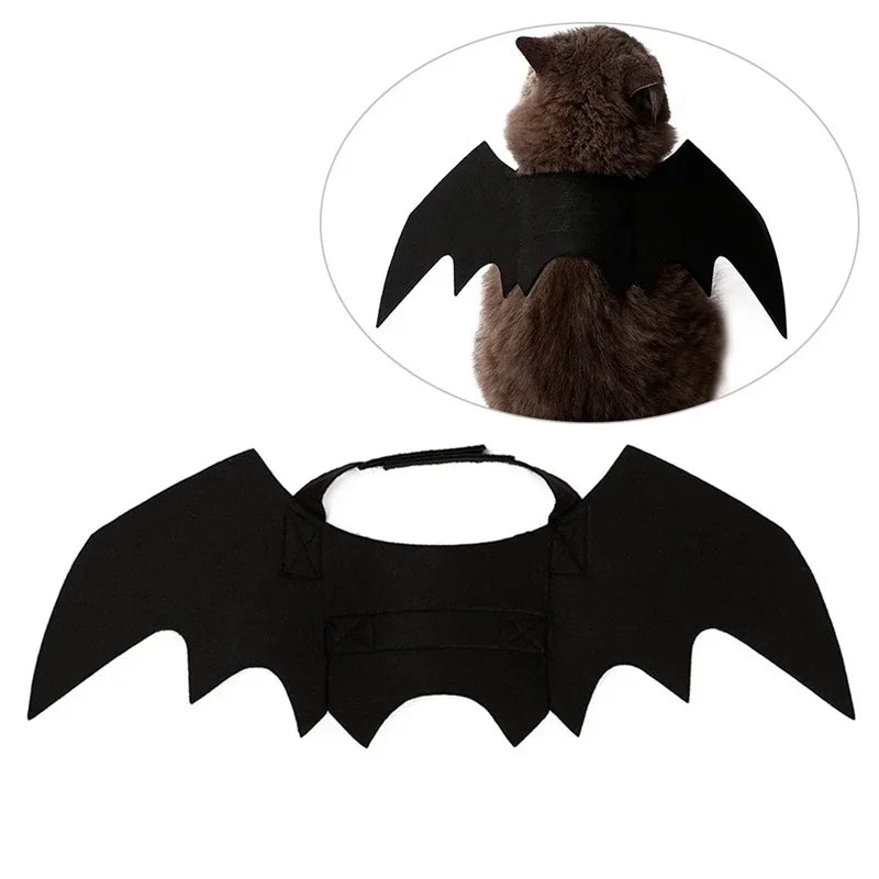 Enchanting Bat Wings Pet Costume for Halloween Fun