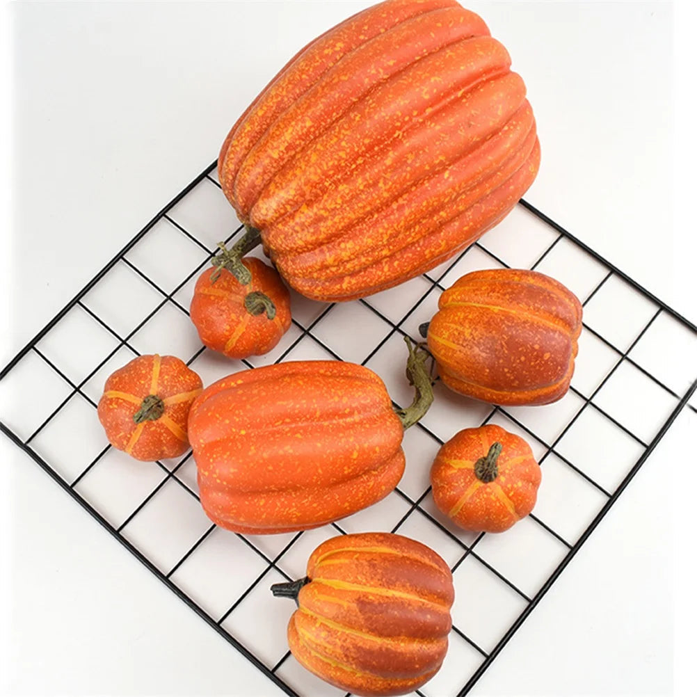 Lifelike Decorative Pumpkins for Autumn Celebrations