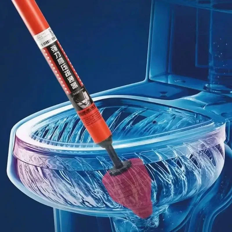 TurboForce Toilet Unclogger with High-Pressure Action