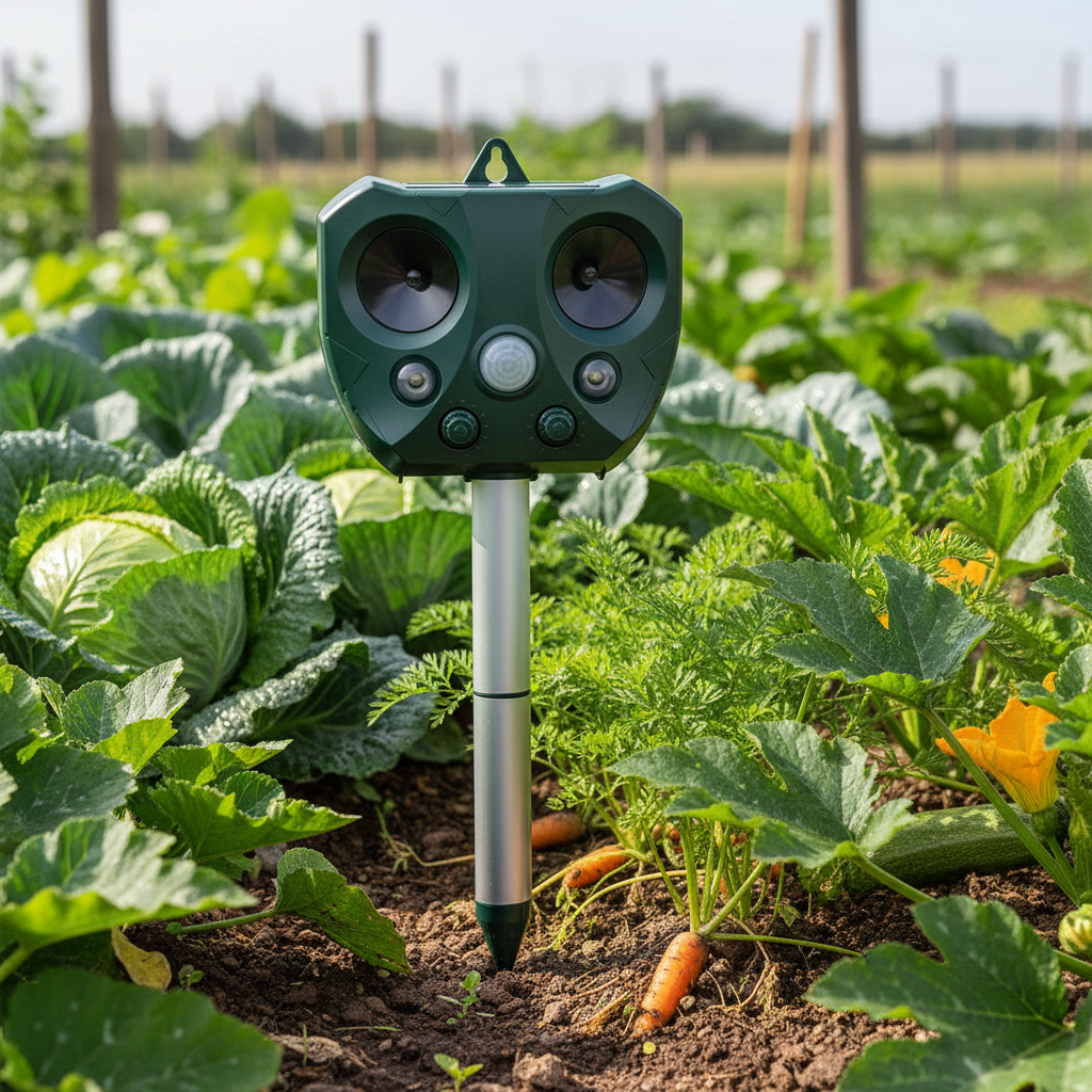 EcoShield – Solar-Powered Ultrasonic Pest Deterrent