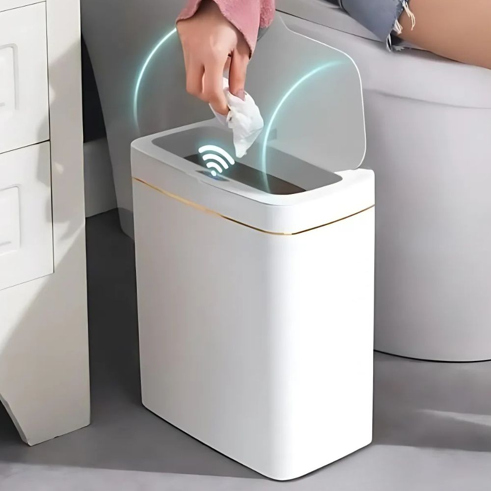 Smart Touchless Waste Bin with Motion Sensor Technology