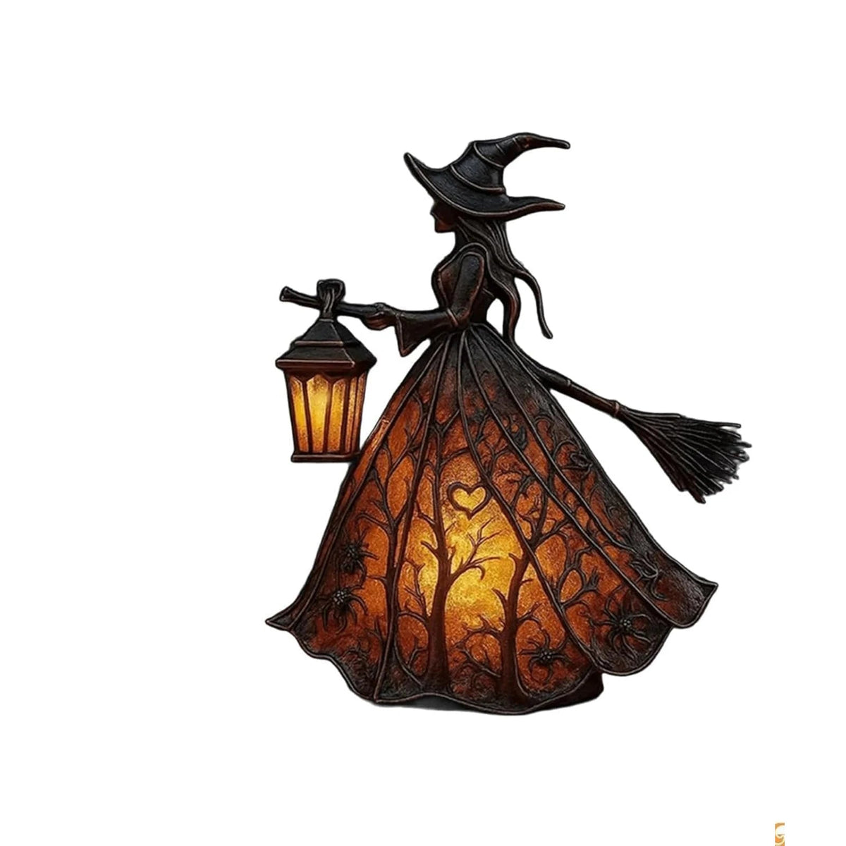 Enchanting Witch Lamp for Spooky Home Decor