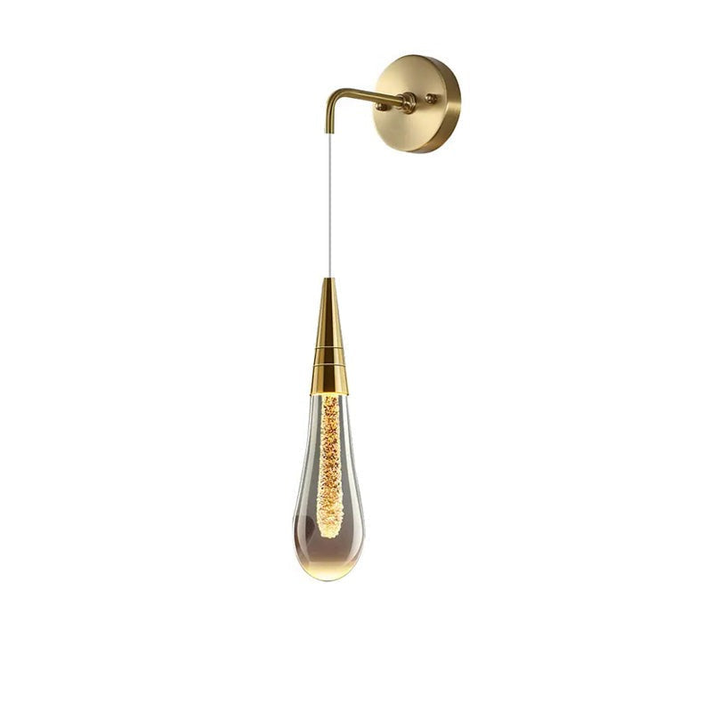 Warm Glow Drop-Shaped Wall Light
