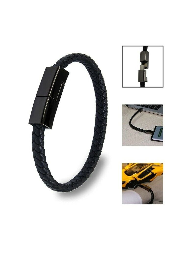 Stylish Charging & Data Sync Wristband for Devices