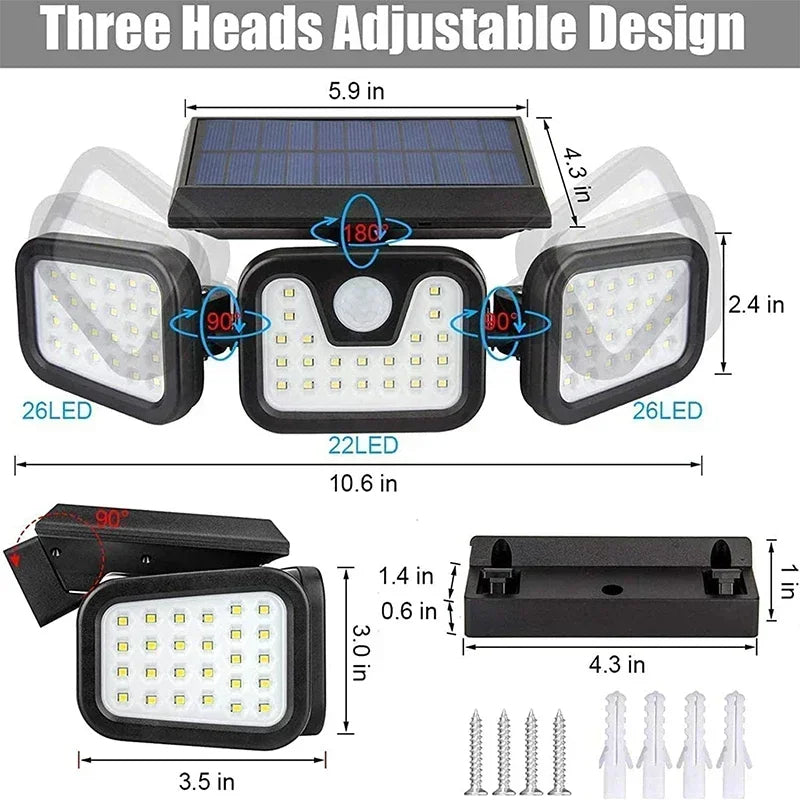 Eco-Friendly Solar Motion Light for Outdoor Security