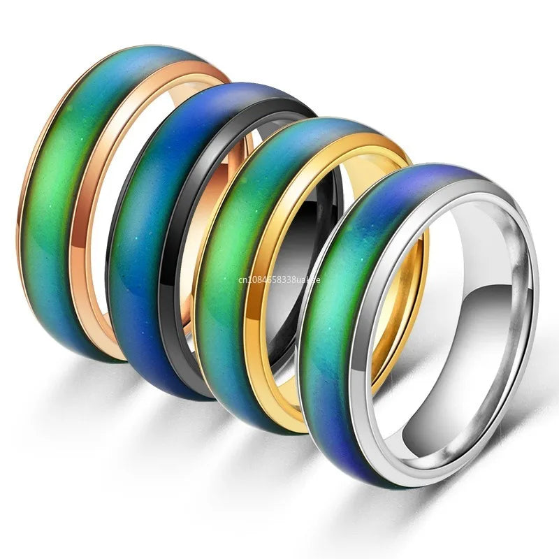 Color-Changing Stainless Steel Emotion Accessory