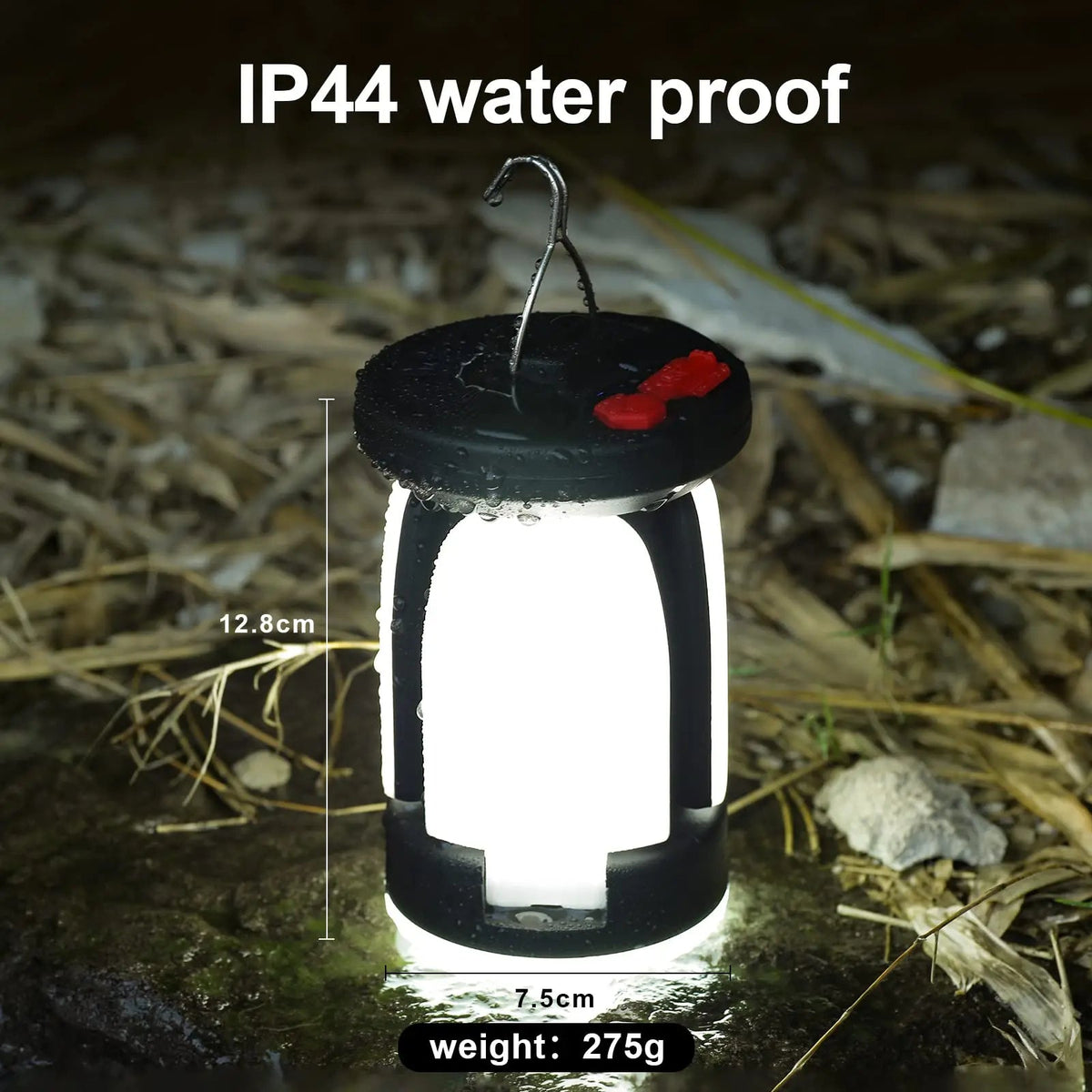 SunChaser LED Camping Lantern – 500LM Rechargeable Light with 6 Modes