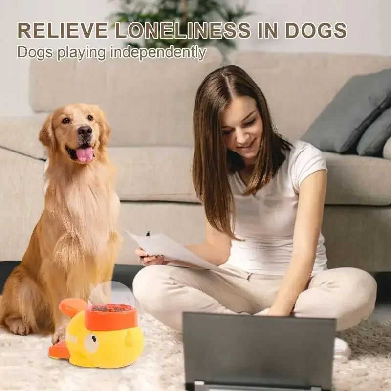 Engaging Duck-Shaped Puzzle Feeder for Dogs