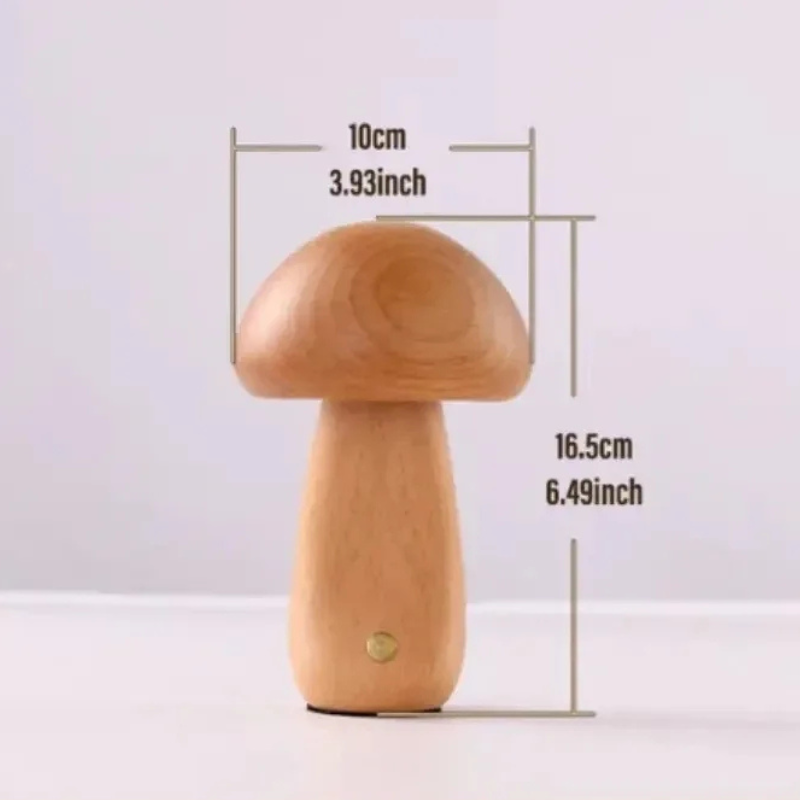 Charming Wooden Glow Lamp for Cozy Nights