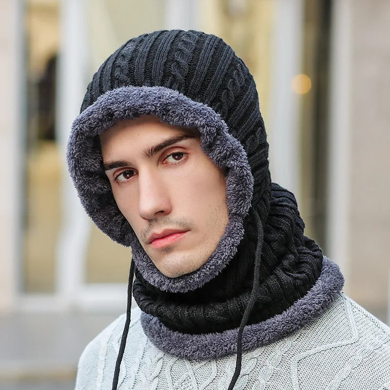 Ultimate Winter Protection: Knit Hat and Scarf Combo