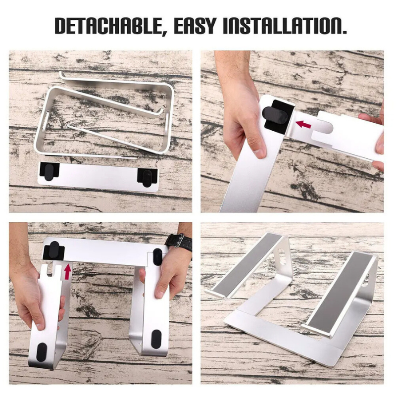 Premium Aluminum Laptop Elevation Stand for Comfortable Work