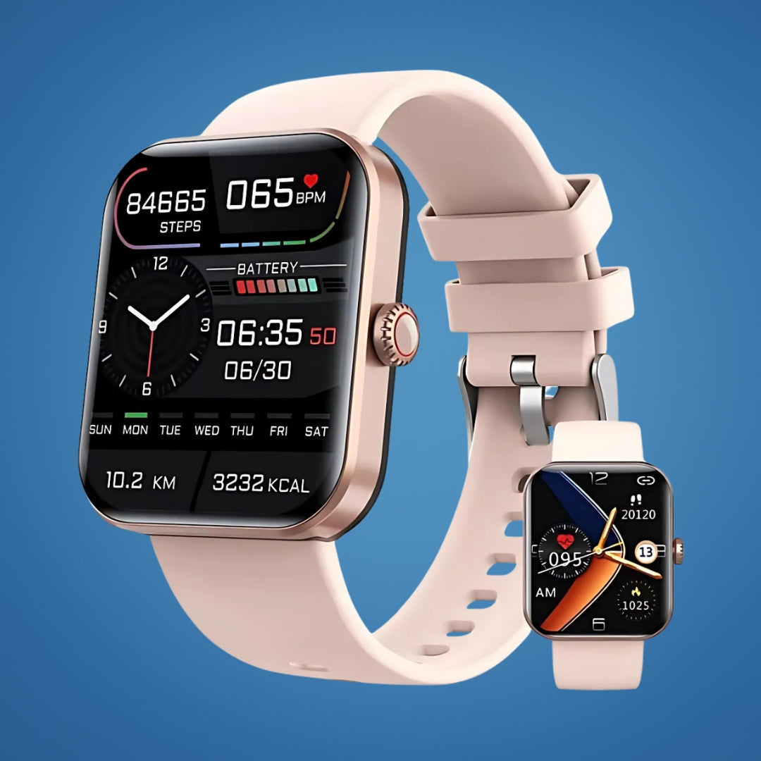 HealthSync Pro Fitness Tracker – 1.5" AMOLED Smartwatch with Heart Rate, Activity Monitoring, Bluetooth 5.0, IP68 & 7-Day Battery Life