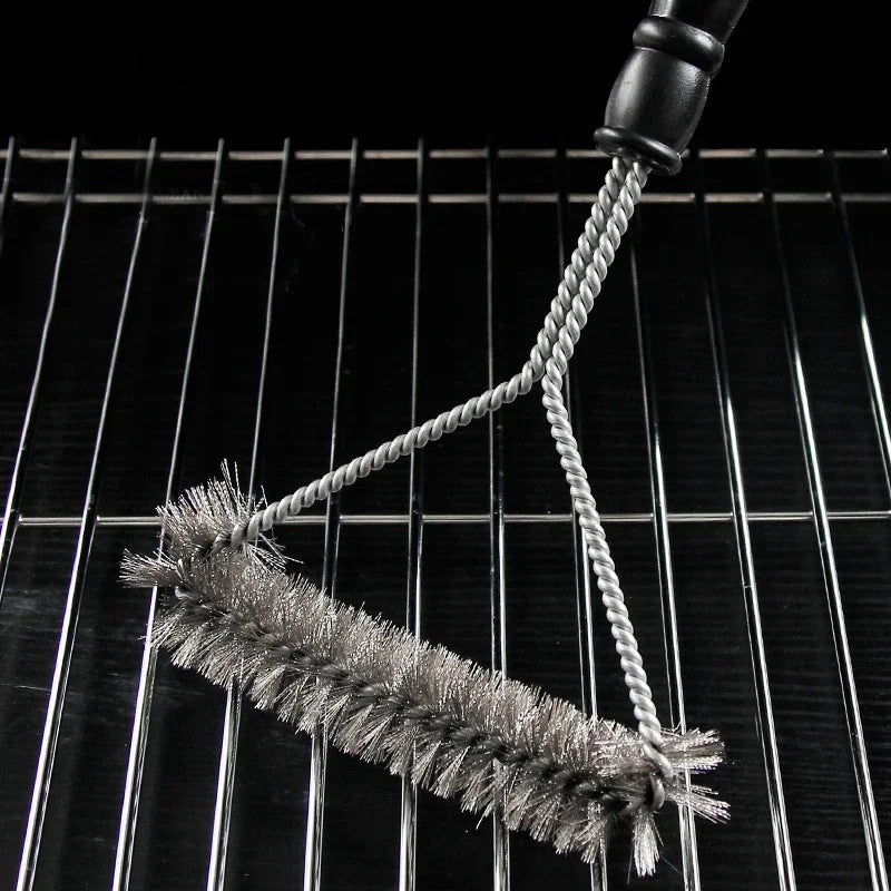 Premium Stainless Steel Grill Cleaner with Extended Handle