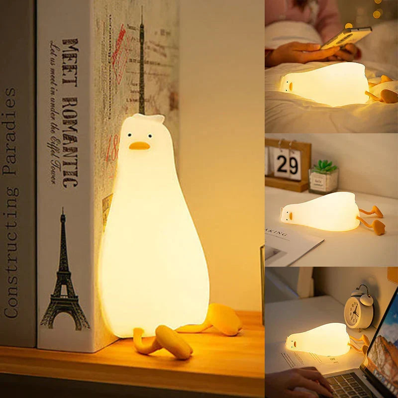 QuackLite Lying Duck Bedside Lamp
