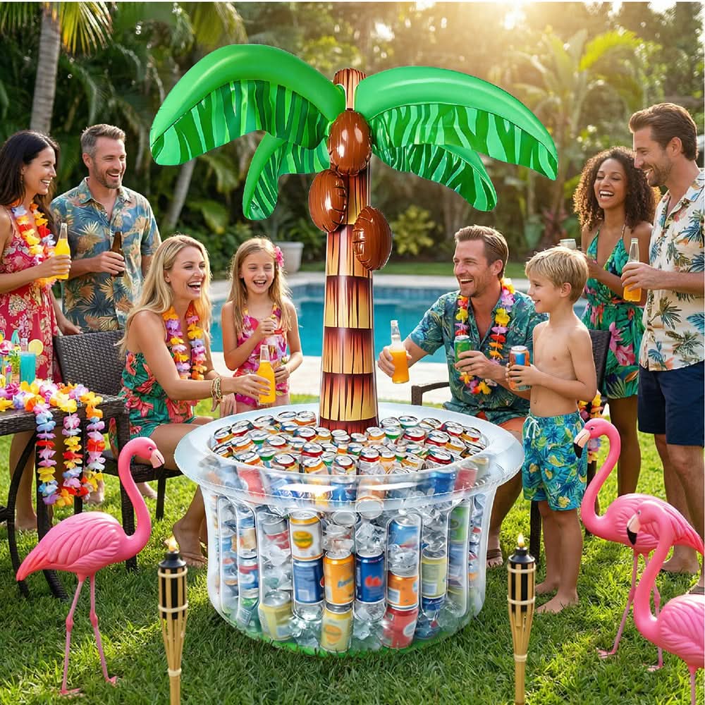 Tropical Oasis Inflatable Drink Chiller