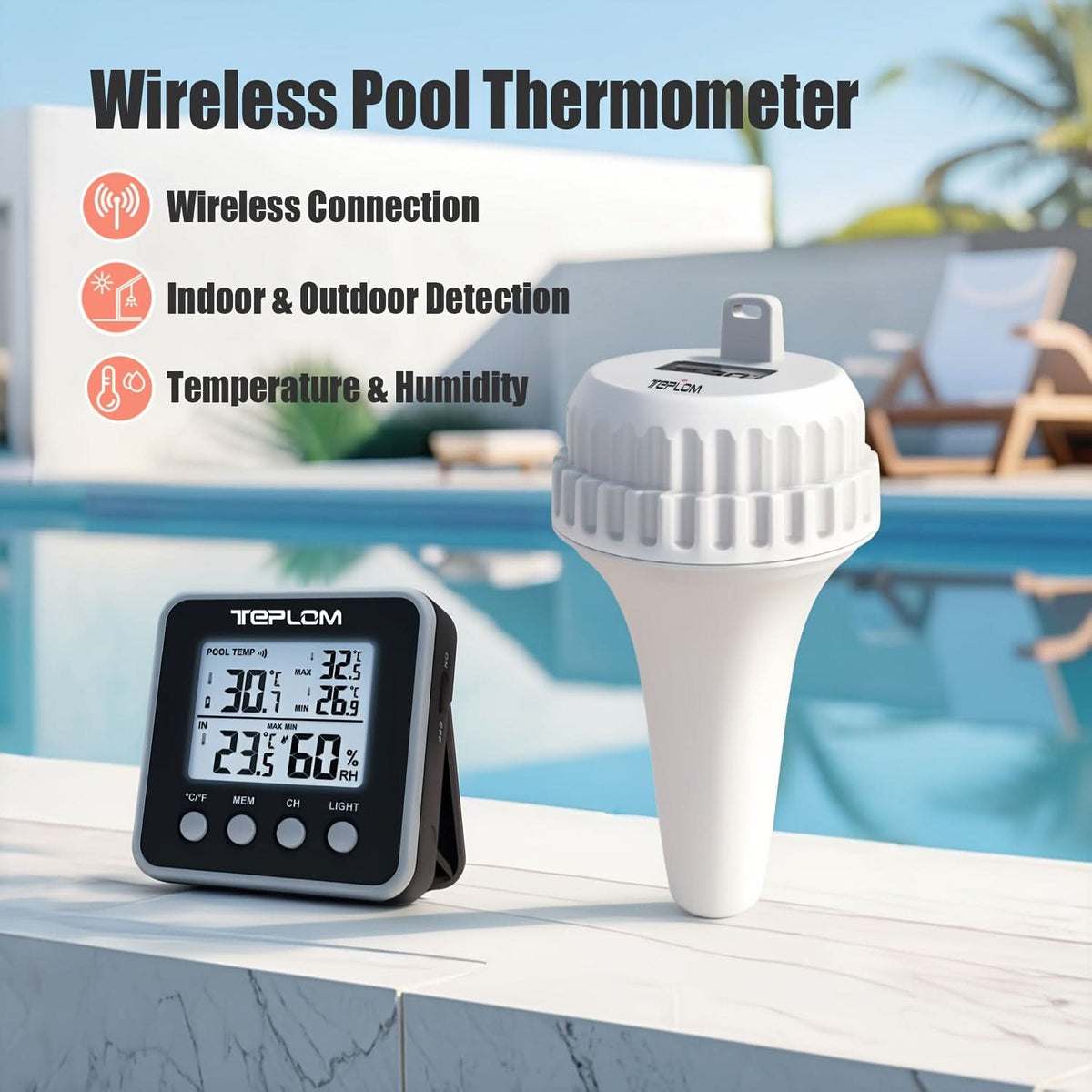 AquaSense – Smart Floating Pool Temperature Monitor