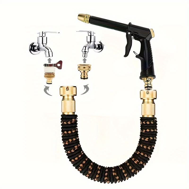 AquaFlex – Portable Expandable Hose for Effortless Cleaning