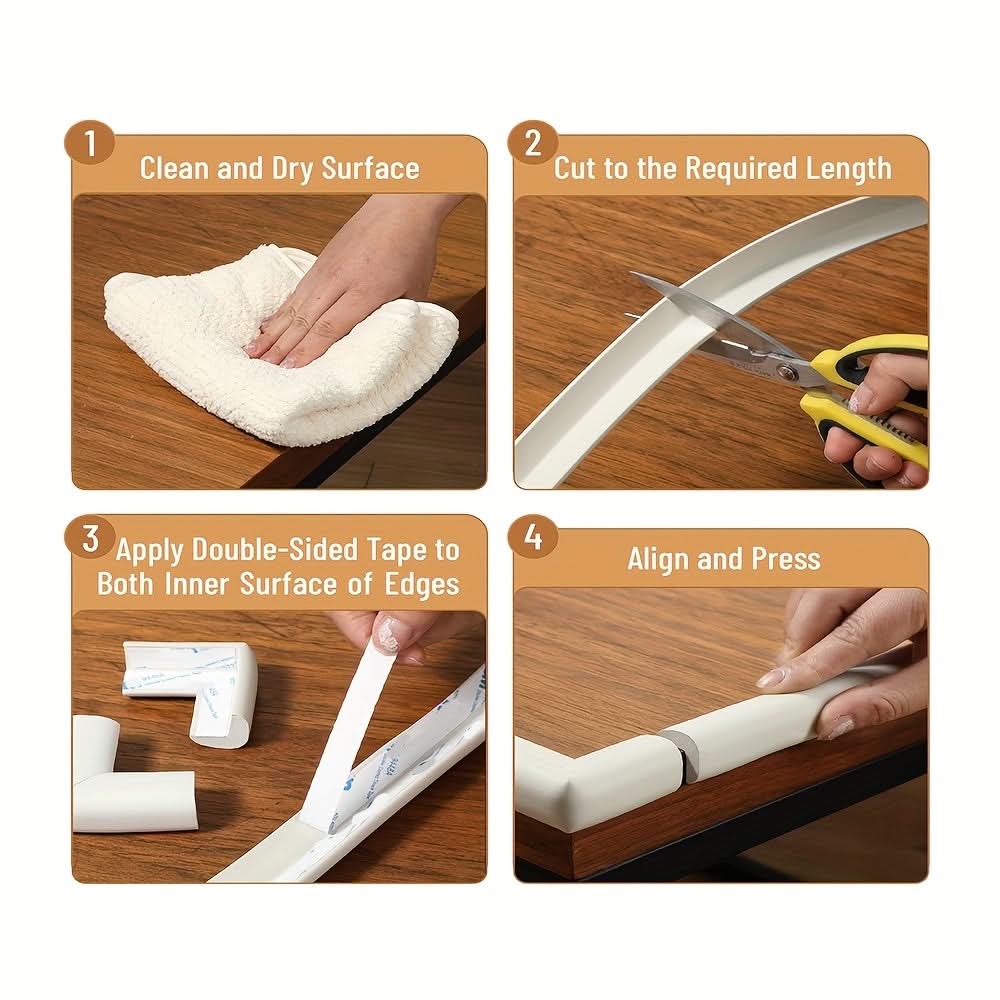 SafeGuard Pro – Cushioned Corner Protectors with Adhesive Grip