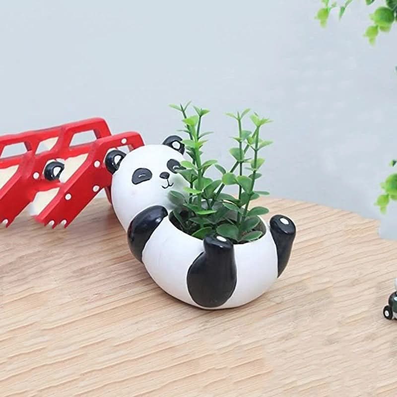 Adorable Panda-Inspired Succulent Planter for Your Home
