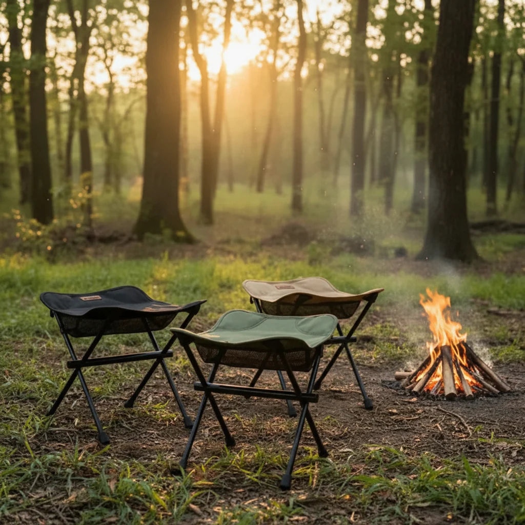 Lightweight Travel Buddy – Portable Aluminum Folding Stool