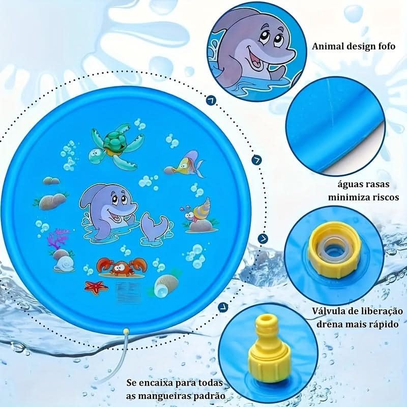 AquaJoy – Ultimate Summer Splash Pad for Family Fun