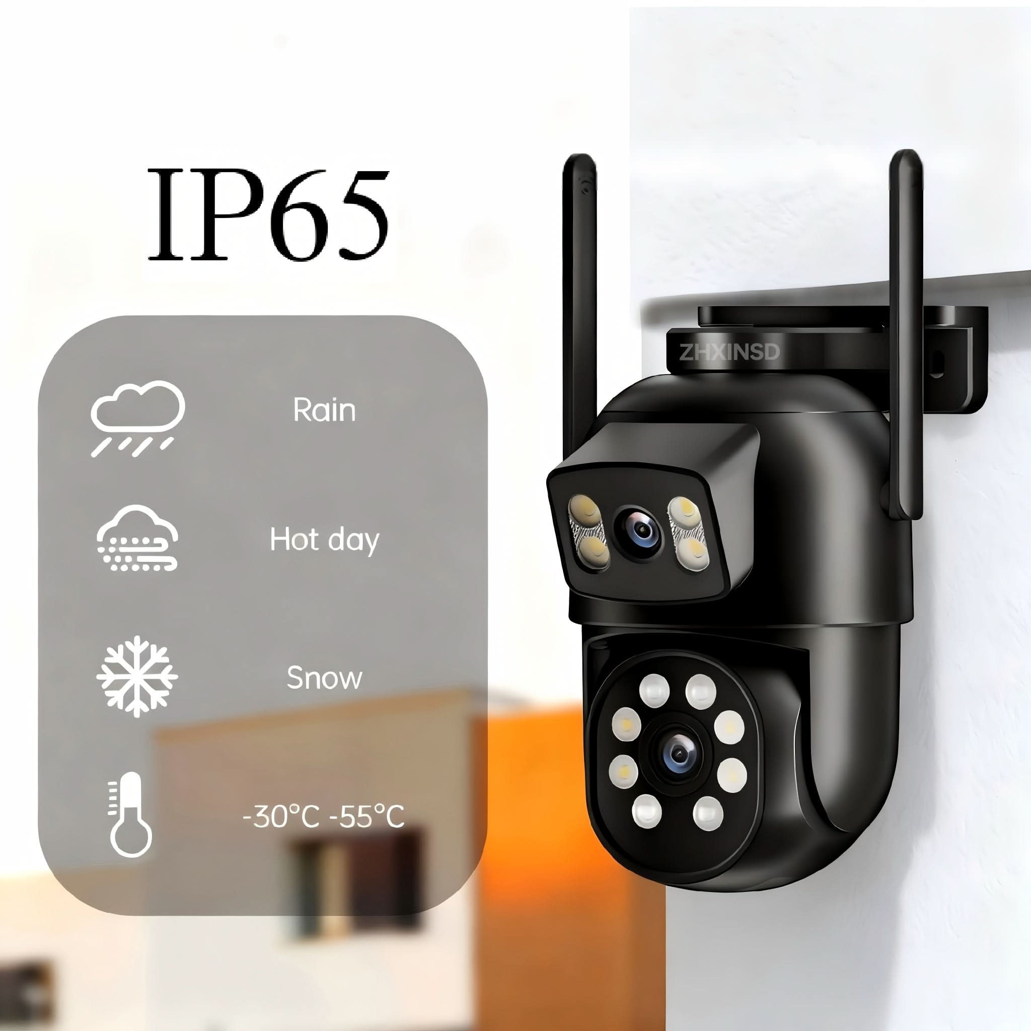 VigilantEye – Smart Dual Lens Outdoor Security Camera